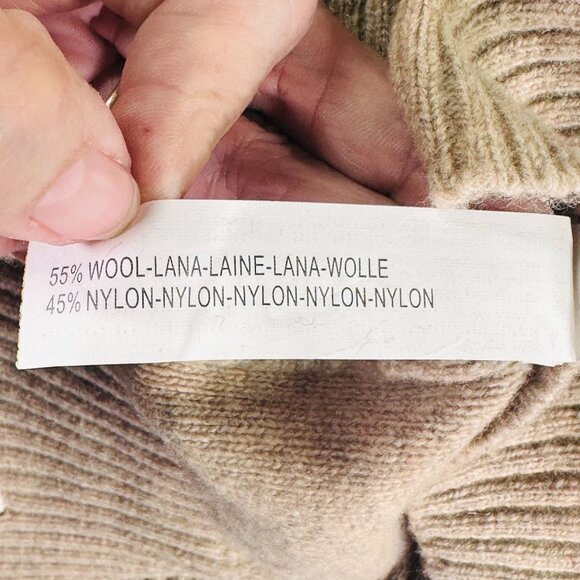 Third & Army Mens Med Wool Blend Fair Isle Sweater Mens Medium Nordic Crewneck - Picture 7 of 8